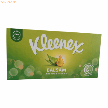 Kleenex Taschentuchbox Balsam 5029053579405 4-lagig 56 Stück von Kleenex
