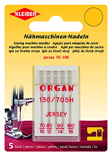 Kleiber + Co. GmbH 69993 ORGAN Nähmaschinen-Nadeln, Stahl, silber, Größe: 70-100 von Kleiber + Co. GmbH