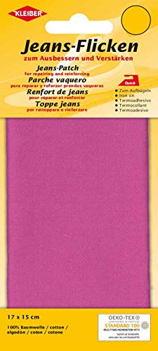 Kleiber 34218 Jeans-Bügelflicken, pink, ca. 17 cm x 15 cm Kleiber 34218 Jeans-Bügelflicken, pink, ca. 17 cm x 15 cm von Kleiber