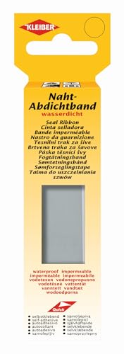 Berger Kleiber 3 m x 2 cm Selbstklebendes, wasserdichtes, Stofffaser-Reparaturband für Zelte, Mäntel, Regenschirme usw., dunkelgrau von Kleiber