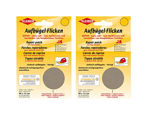 Bügel Flicken Aufbügelflicken Marke Kleiber ZEPHIR Großformat 100% Baumwolle 2er Set Reparatur Flicken 2 Flicken a 40 cm x 12 cm Bügel Flicken Aufbügelflicken Marke Kleiber ZEPHIR Großformat 100% Baumwolle 2er Set Reparatur Flicken 2 Flicken a 40 cm x 12 cm von Kleiber