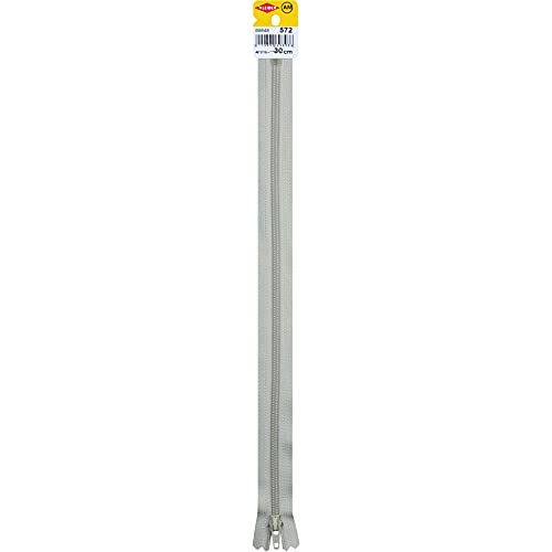 Kleiber + Co.GmbH 69848 Reißverschluss, Spiralschiene Kunststoff, beige, 2,5cm x 30cm 4mm von Kleiber