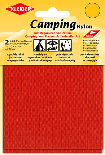 Kleiber Leinwandähnliche, Selbstklebende, wasserdichte Ausbesserungsflicken aus Nylon, orangefarben Kleiber Leinwandähnliche, Selbstklebende, wasserdichte Ausbesserungsflicken aus Nylon, orangefarben von Kleiber