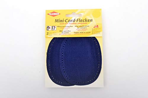 Kleiber + Co.GmbH Fein-Cord-Flecken Mini, ca 11 cm x 8,5 cm, Blau Kleiber + Co.GmbH Fein-Cord-Flecken Mini, ca 11 cm x 8,5 cm, Blau von Kleiber