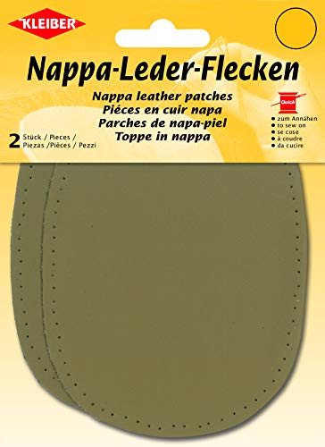 Kleiber + Co.GmbH Nappa-Lederflecken, echt Leder, Beige, 12,5x10 cm, 2 Kleiber + Co.GmbH Nappa-Lederflecken, echt Leder, Beige, 12,5x10 cm, 2 von Kleiber