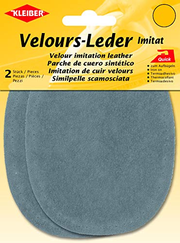 Kleiber + Co.GmbH Velour-Bügelflecken oval, ca. 13 cm x 10 cm Kleiber + Co.GmbH Velour-Bügelflecken oval, ca. 13 cm x 10 cm von Kleiber