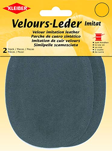 Kleiber + Co.GmbH Velour-Leder-Imitat klein, Mid Grey Kleiber + Co.GmbH Velour-Leder-Imitat klein, Mid Grey von Kleiber