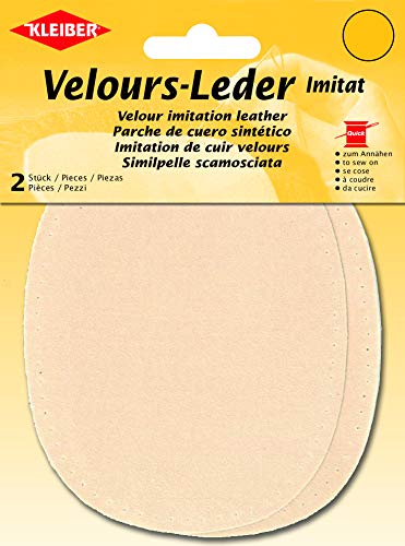 Kleiber + Co.GmbH Velour-Leder-Imitat klein, Wildleder, Weiß, ca. 13 cm x 10 cm Kleiber + Co.GmbH Velour-Leder-Imitat klein, Wildleder, Weiß, ca. 13 cm x 10 cm von Kleiber