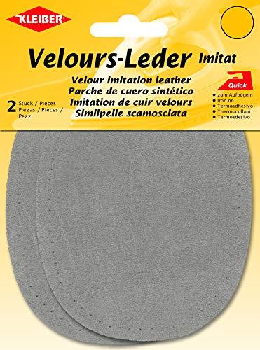 Kleiber + Co.GmbH Velours-Leder-Imitat, 38% Acryl, 32% Baumwolle, 30% Viskose, ca. 13 cm x 10 cm Kleiber + Co.GmbH Velours-Leder-Imitat, 38% Acryl, 32% Baumwolle, 30% Viskose, ca. 13 cm x 10 cm von Kleiber