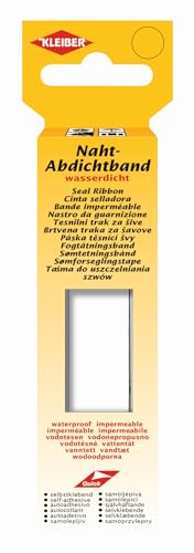 Kleiber 3 m x 2 cm Selbstklebendes, wasserdichtes, Stofffaser-Reparaturband für Zelte, Mäntel, Regenschirme usw., weiß Kleiber 3 m x 2 cm Selbstklebendes, wasserdichtes, Stofffaser-Reparaturband für Zelte, Mäntel, Regenschirme usw., weiß von Kleiber