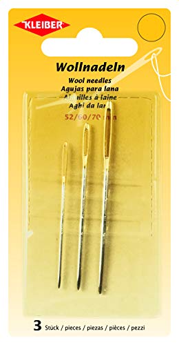 Kleiber 69921 Wollnadeln, Stahl, silber, Längen: 52, 60, 70 mm Kleiber 69921 Wollnadeln, Stahl, silber, Längen: 52, 60, 70 mm von Kleiber