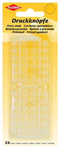 Kleiber 70006 Druckknöpfe, Kunststoff, transparent, Ø 7 mm Kleiber 70006 Druckknöpfe, Kunststoff, transparent, Ø 7 mm von Kleiber