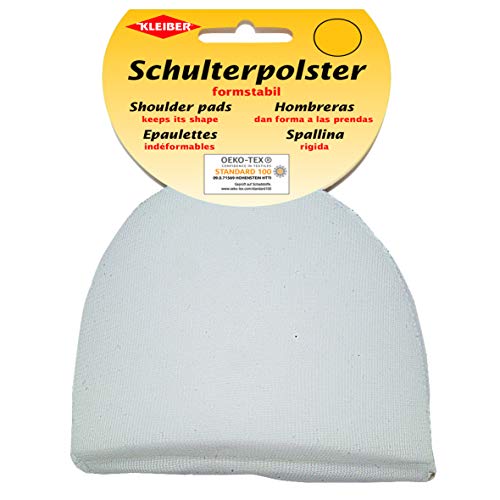 Kleiber 9,5 x 9 x 3,3 cm Schulterpolster/formstabil, satin-weiß Kleiber 9,5 x 9 x 3,3 cm Schulterpolster/formstabil, satin-weiß von Kleiber