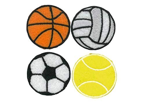Kleiber Bügelbild Patch Applikation zum Aufbügeln 4er Set Bälle Sport 3,2 cm Kleiber Bügelbild Patch Applikation zum Aufbügeln 4er Set Bälle Sport 3,2 cm von Kleiber