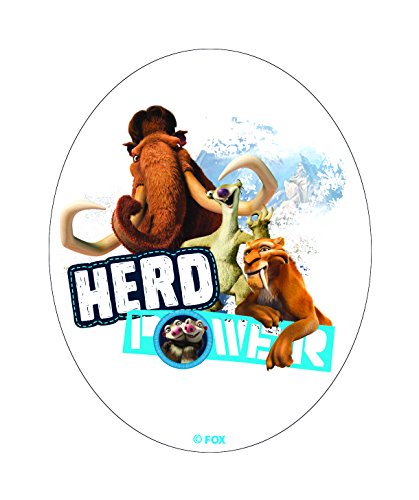 Kleiber Ice Age - Hero Power gedruckte Applikation, 100% Polyester, weiß, 10 x 8 x 0,1 cm von Kleiber