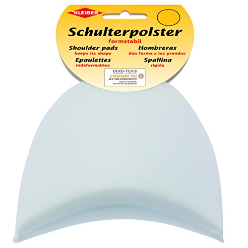 Kleiber KH 1 Schulterpolster mit Haken- und Flauschband Schulterpolster Halbmond, 50% Polyamid; 50% Polyurethan, Weiß, 10, 5 x 13 x 5 cm, 1 Einheiten Kleiber KH 1 Schulterpolster mit Haken- und Flauschband Schulterpolster Halbmond, 50% Polyamid; 50% Polyurethan, Weiß, 10, 5 x 13 x 5 cm, 1 Einheiten von Kleiber