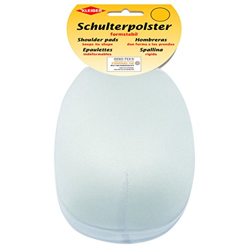 Kleiber KR 1 Haken-und Flauschband Schulterpolster Raglan, 50% Polyamid, Weiß, 16 x 11 x 5 cm Kleiber KR 1 Haken-und Flauschband Schulterpolster Raglan, 50% Polyamid, Weiß, 16 x 11 x 5 cm von Kleiber