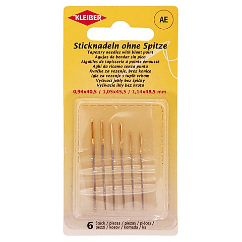 Kleiber Sticknadeln ohne Spitze, 6 Stück Kleiber Sticknadeln ohne Spitze, 6 Stück von Kleiber