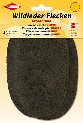 Kleiber Wildlederflecken Gross, Wildleder Leder, Braun, 16x10 cm, 2 Kleiber Wildlederflecken Gross, Wildleder Leder, Braun, 16x10 cm, 2 von Kleiber