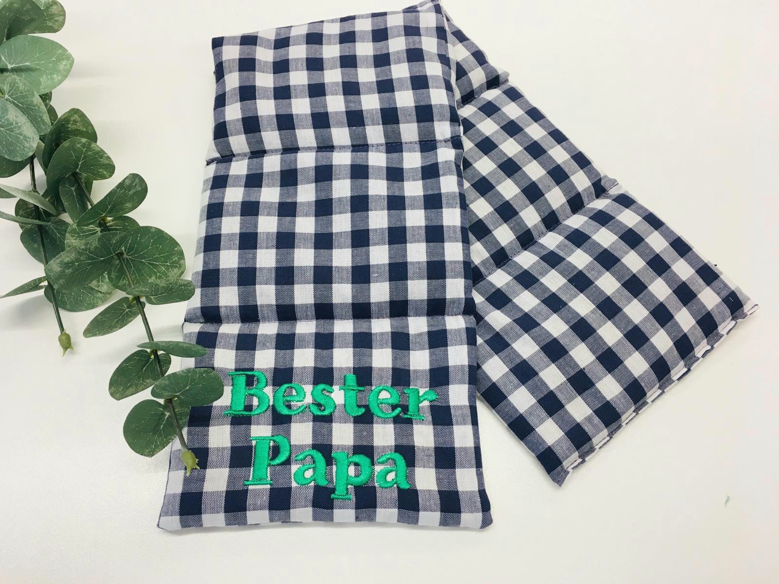 Körnerkissen Gr.xl " Bester Papa" Blau Körnerkissen Gr.xl " Bester Papa" Blau von KleinesAtelier