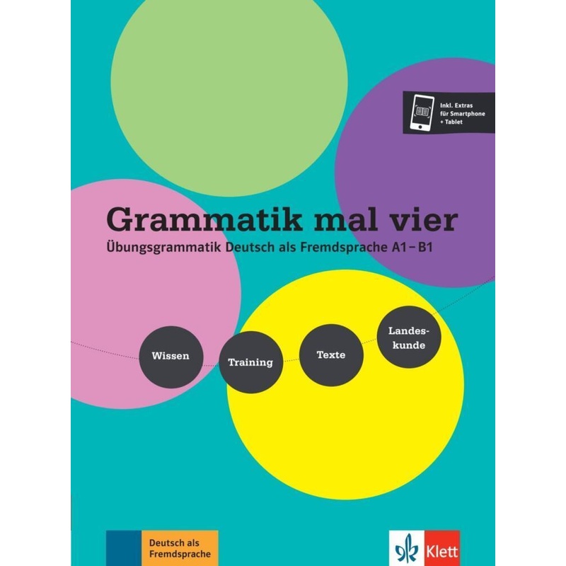 Grammatik Mal Vier - Sandra Hohmann, Lutz Rohrmann, Kartoniert (TB) von Klett Sprachen GmbH