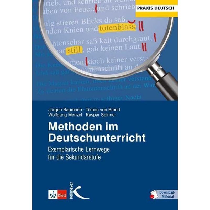 Methoden Im Deutschunterricht - Jürgen Baurmann, Tilman von Brand, Wolfgang Menzel, Kaspar H. Spinner, Kartoniert (TB) von Klett