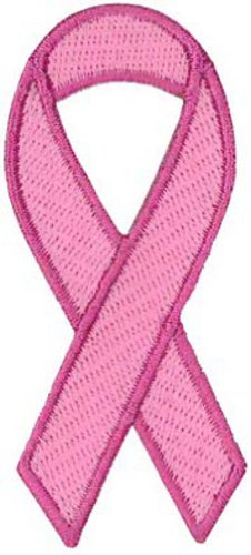 Breast Cancer Pink Ribbon Embroidered Patch 7cm X 3cm (2 3/4 X 1 1/4) by Klicnow von Klicnow