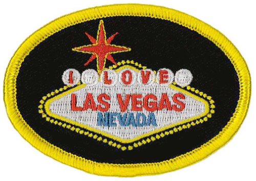 Ich liebe Las Vegas -Flecken 8 cm x 5,5 cm von Klicnow