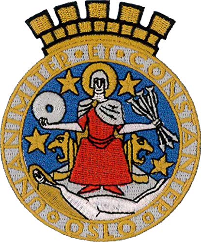 Klicnow Aufnäher, Motiv: Oslo (Norwegen), Stadt-Logo, bestickt, 7,5 cm x 9 cm, 7.5cm x 9cm von Klicnow