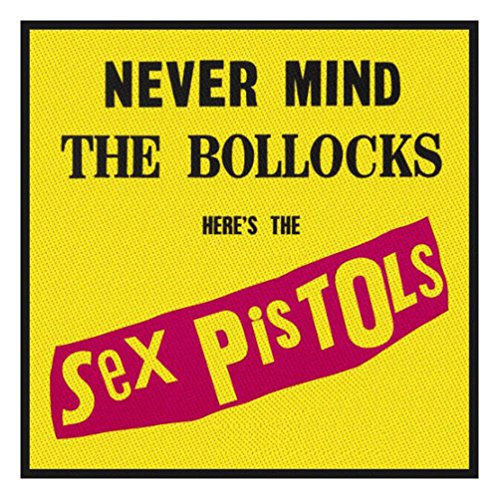 Klicnow Aufnäher Sex Pistols Never Mind The Bollocks, 10 cm x 10,5 cm von Klicnow