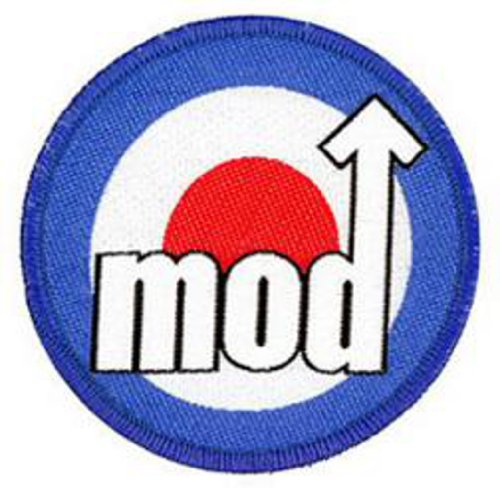 Mod Target Embroidered Patch 8cm Dia (3 Dia) by Klicnow von Klicnow