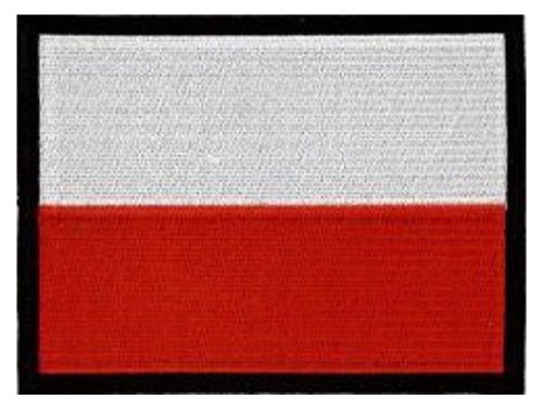 Polen-Fahne gestickt Patch 13 x 10 cm von Klicnow