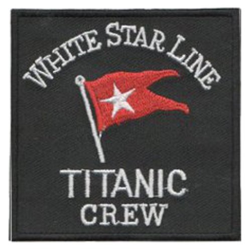 Titanic Crew ( White Star Line) bestickt Patch 9cm x 9cm von Xamic