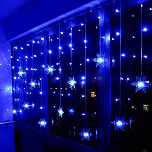 Klighten Blau LED Lichterkette Vorhang Leuchtvorhang 3.5M Mit 8 Modi Lichtervorhang Romantisch Licht Schnur String Fairy Lights für Weihnachts- und Winter- Dekoration Klighten Blau LED Lichterkette Vorhang Leuchtvorhang 3.5M Mit 8 Modi Lichtervorhang Romantisch Licht Schnur String Fairy Lights für Weihnachts- und Winter- Dekoration von Klighten