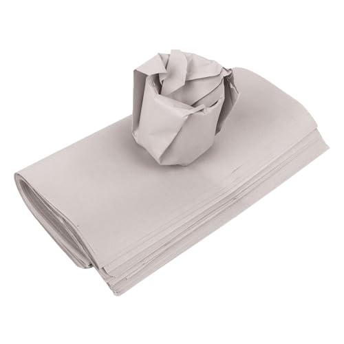 Klmnop Packpapier zum Umzug, 300 Blatt, kleines Geschenkpapier zum Schutz von Verpackungen und Versand zerbrechlicher Gegenstände, Umzugskartonfüller zum Schutz von China und Gläsern (grau) von Klmnop