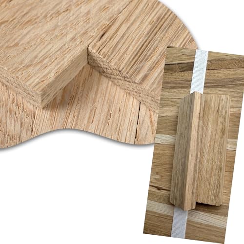 MINI Bastelklötzchen 22x8x80 mm 78 Stück (Eiche) von Klötzchenmann