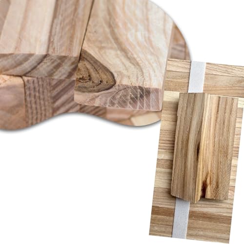 MINI Bastelklötzchen 22x8x80 mm 78 Stück (Esche) von Klötzchenmann