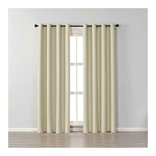 KnBoB Vorhänge, Baumwolle Beige Einfarbig Kinderzimmer Vorhang mit Ösen Vorhang Blickdicht 132 x 183 cm KnBoB Vorhänge, Baumwolle Beige Einfarbig Kinderzimmer Vorhang mit Ösen Vorhang Blickdicht 132 x 183 cm von KnBoB