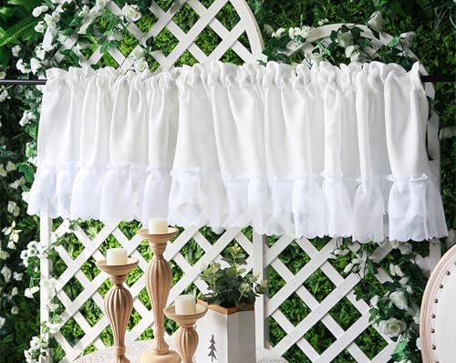 KnSam Scheibengardine Vintage Boho Vorhang Kurzgardine Bistrogardine, Spitze Häkelgardine Beige Kurzstore Gardine, Landhausstil Kurzgardinen Für Küche Cafe Bad Schlafzimmer, 1 Stück 45x150cm HxB KnSam Scheibengardine Vintage Boho Vorhang Kurzgardine Bistrogardine, Spitze Häkelgardine Beige Kurzstore Gardine, Landhausstil Kurzgardinen Für Küche Cafe Bad Schlafzimmer, 1 Stück 45x150cm HxB von KnSam