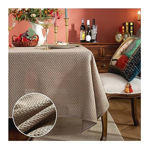KnSam Tischtuch Braun, Kariert Tischdecken Baumwolle Leinen Tischtuch Terrasse Tischdekoration für Küche, Esstisch, Couchtisch, Parteien, Abendessen, 90x90CM KnSam Tischtuch Braun, Kariert Tischdecken Baumwolle Leinen Tischtuch Terrasse Tischdekoration für Küche, Esstisch, Couchtisch, Parteien, Abendessen, 90x90CM von KnSam