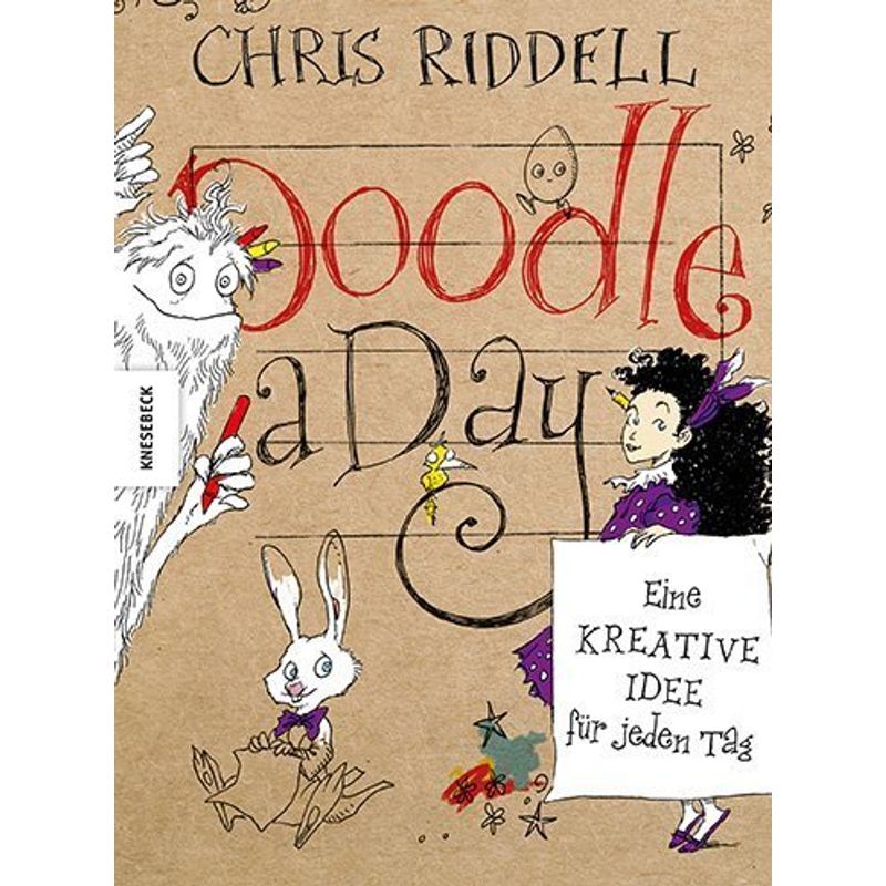 Doodle A Day - Chris Riddell, Kartoniert (TB) von Knesebeck