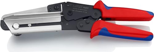 KNIPEX Schere für Kunststoffe auch für Kabelkanäle mit Mehrkomponenten-Hüllen brüniert 275 mm 95 02 21 von Knipex