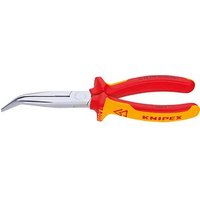 KNIPEX Flachrundzange VDE 26 26 200 verchromt, 40° abgewinkelt 20,0 cm KNIPEX Flachrundzange VDE 26 26 200 verchromt, 40° abgewinkelt 20,0 cm von Knipex