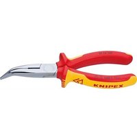 KNIPEX Flachrundzange VDE-Radio 25 26 160 verchromt 16,0 cm von Knipex