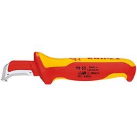 KNIPEX Kabelmesser VDE mit Gleitschuh 98 55 rot KNIPEX Kabelmesser VDE mit Gleitschuh 98 55 rot von Knipex