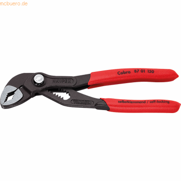 Knipex Wasserpumpenzange Cobra L 87 01 150 150mm Spannweite 30mm von Knipex