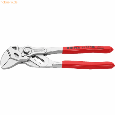 Knipex Zangenschlüssel 86 03 180 DIN ISO 5743 180mm Spannweite 35mm von Knipex