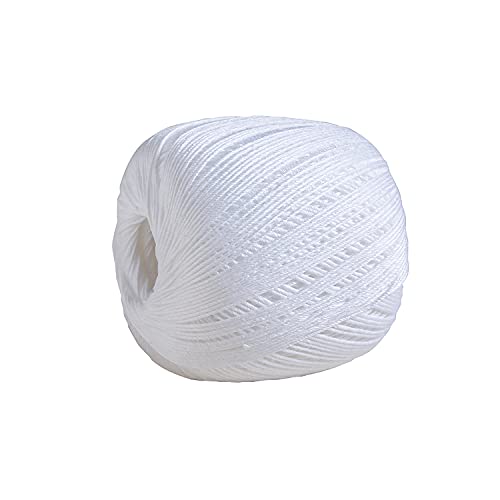 Knit Picks Curio #3 Lace Weight 100% mercerisierte Baumwolle Häkelgarn Garn 100g (weiß) von Knit Picks