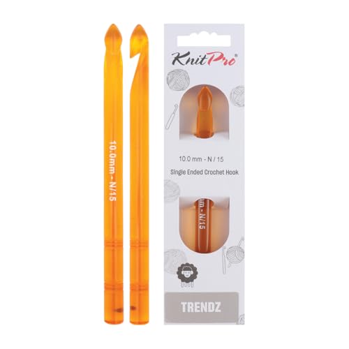 Knit Pro Trendz Acryl Häkelnadel-10,00 mm Knit Pro Trendz Acryl Häkelnadel-10,00 mm von Knit Pro