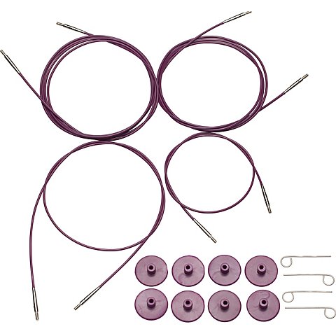KnitPro Nadelseile, für 60 cm, 80 cm, 120 cm und 150 cm von Knit Pro
